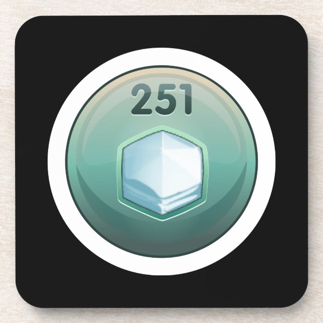 Porta-copo Glitch Achieving minor refiner shiny class (Frente)