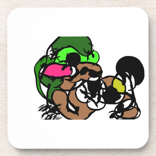 Porta-copo Goat é divertido (Frente)