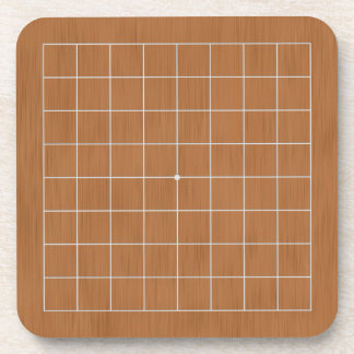 Porta-copo Goban Miniatura 9x9 com Linhas Brancas