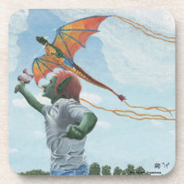 Porta-copo Goblin Dragão Voador Kite Fantasy Bepra Coaster