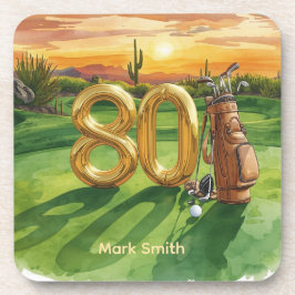 Porta-copo Golf 80th Birthday at Arizona