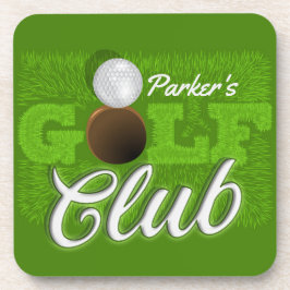Porta-copo Golfer Green Golf Course Club Personalizado