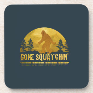 Porta-copo Gone Squatchin' (pôr do sol vintage)