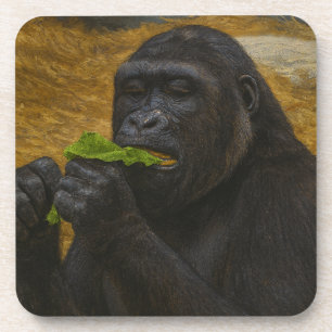 Porta-copo Gorilla Grace - Retrato Realista da Vida Selvagem