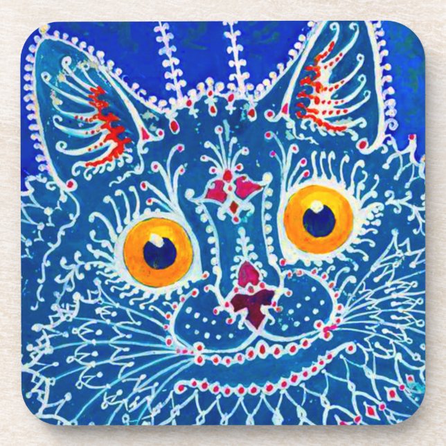 Porta-copo Gótico Azul (Frente)