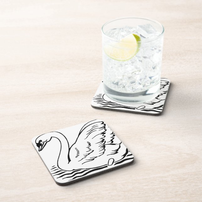 Porta-copo Graceful Swan (Lado Direito)
