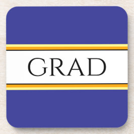 Porta-copo GRAD Esportivo Azul Escuro Laranja Branco Listras 