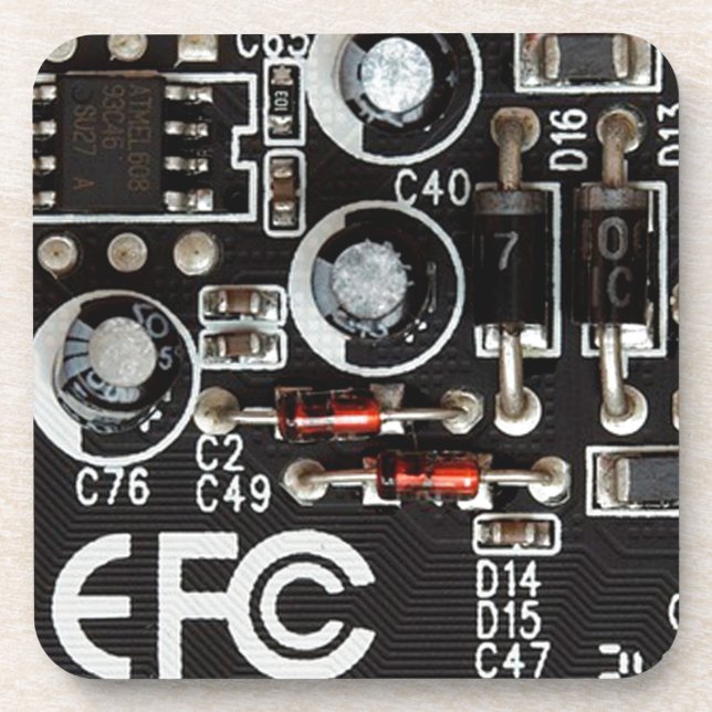 Porta-copo Gráfico de Conselho de Circuito de Geeks Quirky (Frente)