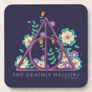 Porta-copo Gráfico Floral Deathly Hallow