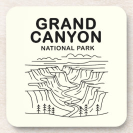 Porta-copo Grand Canyon National Park Line Art