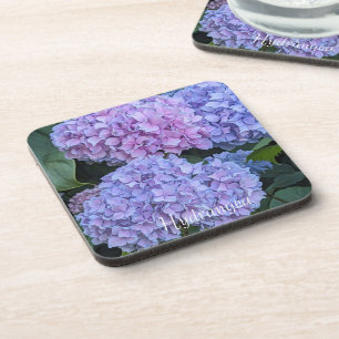Porta-copo Grandes Flores de Hortênsia Bonita