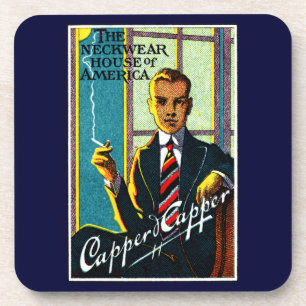 Porta-copo gravatas masculinas de 1920