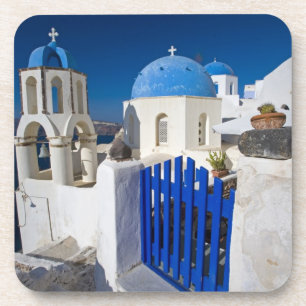 Porta-copo Grécia e ilha grega de Santorini, cidade de Oia 3