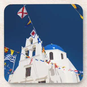 Porta-copo Grécia e ilha grega de Santorini, cidade de Oia 4