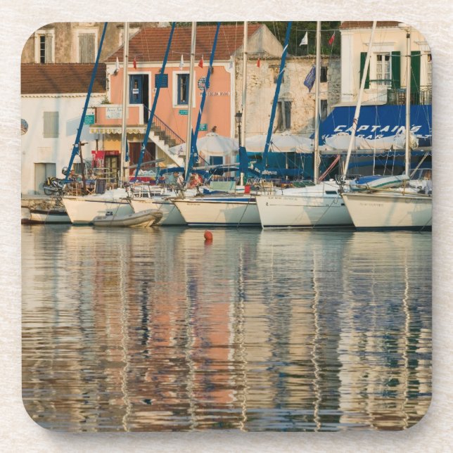 Porta-copo GRÉCIA, Ilhas Jónicas, KEFALONIA, Fiskardo: (Frente)