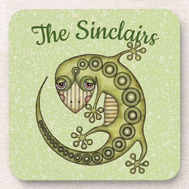 Porta-copo Green Lizard (Frente)