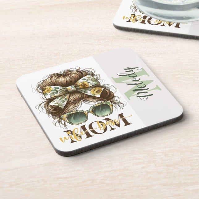 Porta-copo Green Messy Mãe Chefe Esposa (Left Side)