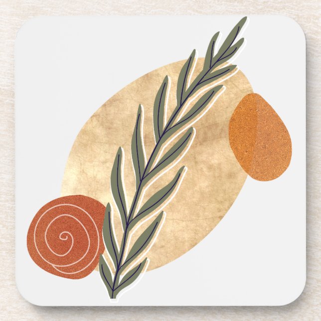 Porta-copo Green Stalk Boho (Frente)