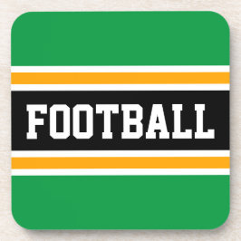 Porta-copo Grelha de FUTEBOL Negra Verde Brilhante Amarelo Ve