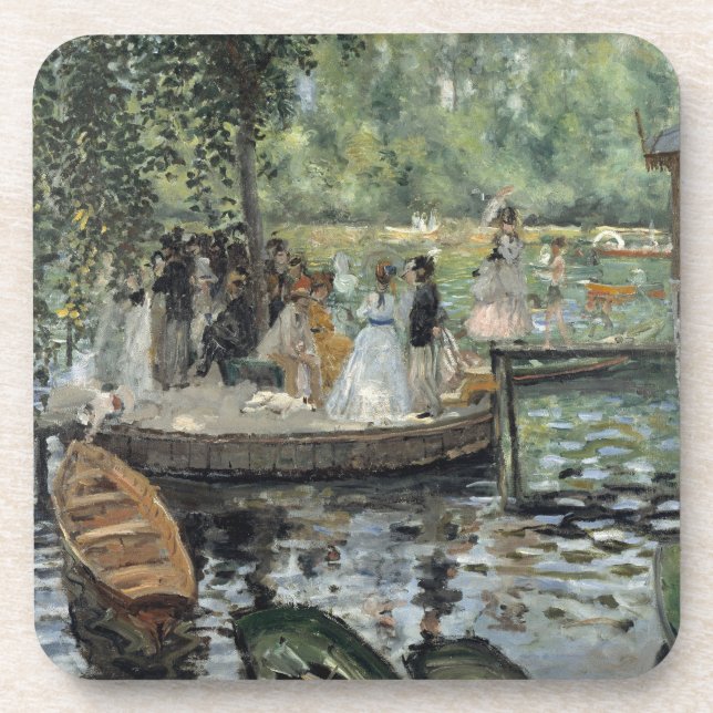 Porta-copo Grenouillere Renoir Impressionista Pintura (Frente)