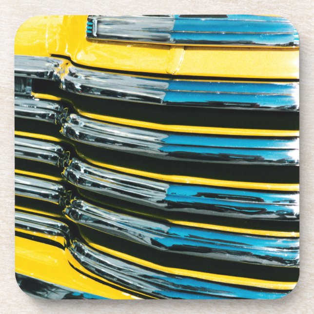Porta-copo Grill Amarelo (Frente)