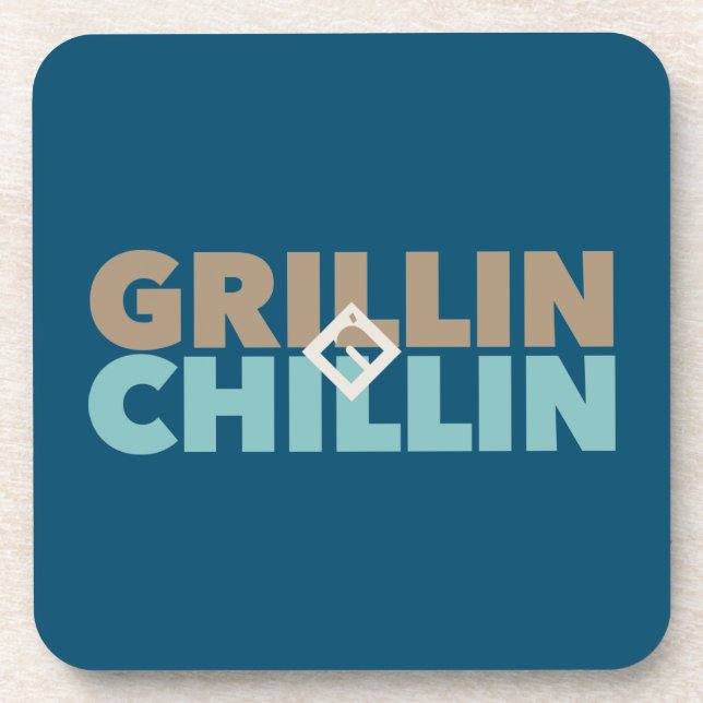 Porta-copo Grillin' e Chillin' (Frente)