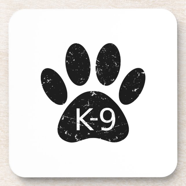 Porta-copo Grunge Cachorro Distante Pata K-9 (Frente)