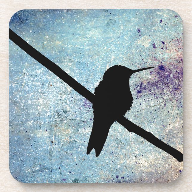 Porta-copo Grunge Hummingbird (Frente)