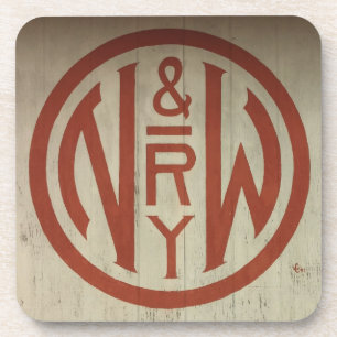 Porta-copo Grupo completo de 6 Norfolk e logotipo Railway