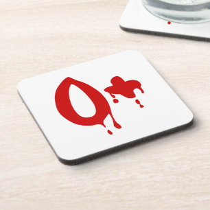 Porta-copo Grupo Sanguíneo O+ Hospital #Horror Positivo