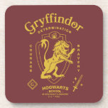 Porta-copo GRYFFINDOR™ Determination Courage Bravery Crest<br><div class="desc">Show your house pride with this bold Gryffindor™ crest design, celebrating the values that define the bravest of witches and wizards. Featuring the iconic lion standing proudly before a shield, this striking artwork highlights Gryffindor’s core traits — Courage, Determination, and Bravery — in a powerful, vintage-inspired layout. The rich house...</div>