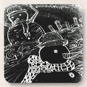 Porta-copo guardião da neve do iaie