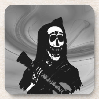 Porta-copo Guitarra de Smokey Skeleton Serenade