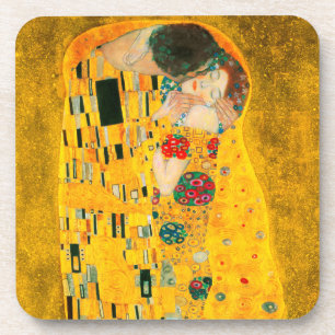 Porta-copo Gustav Klimt O Beijo