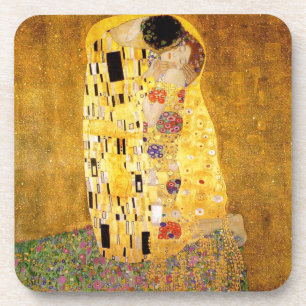Porta-copo Gustavo Klimt as portas copos do beijo