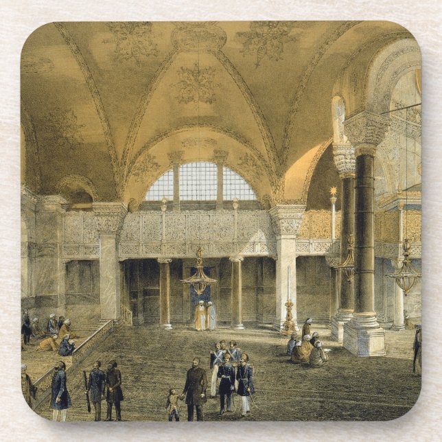 Porta-copo Haghia Sophia, placa 9: a galeria imperial nova, (Frente)