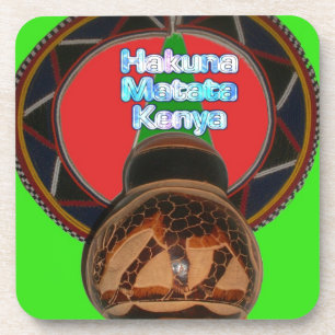 Porta-copo Hakuna Matata Kenya Art Impressão