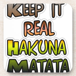 Porta-copo Hakuna Matata Mantém Os Presentes Reais