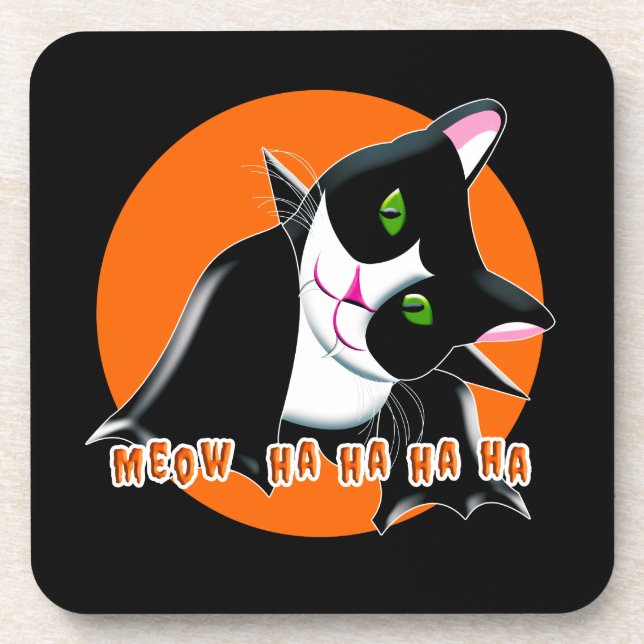 Porta-copo Halloween Cat (Frente)