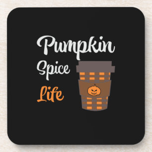 Porta-copo Halloween Pumpkin Spice Life Aniversário