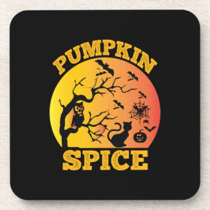 Porta-copo Halloween Vintage Pumpkin Spice Aniversário
