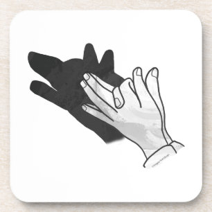 Porta-copo Hand Silhouette Wolf