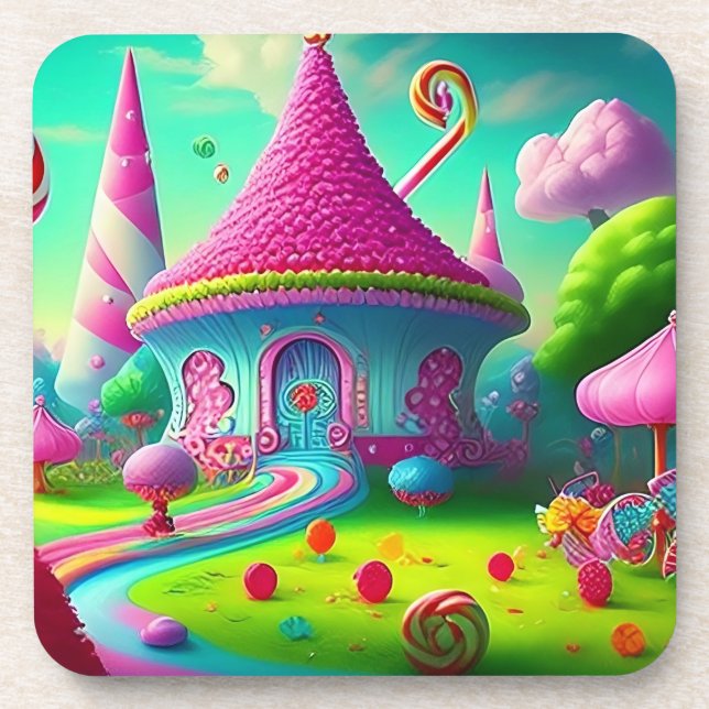 Porta-copo Happy Candyland (Frente)