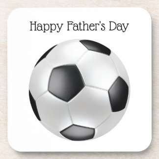 Porta-copo Happy Father's day soccer ball Acrylic Coaster Set