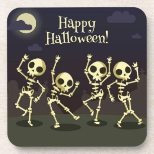 Porta-copo Happy Halloween - Happy Skeletons