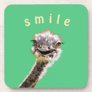 Porta-copo Happy Ostrich