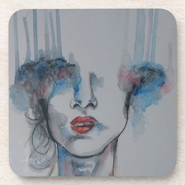 Porta-copo Hard plastic coaster (Frente)