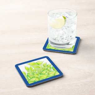 Porta-copo 'Harmonia em Verde' num Conjunto de Portas copos