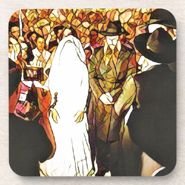 Porta-copo Hassidic Wedding (Frente)