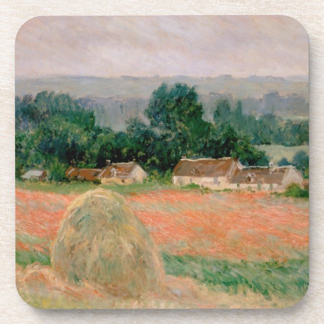 Porta-copo Haystack at Giverny - Claude Monet - 1886 (Frente)